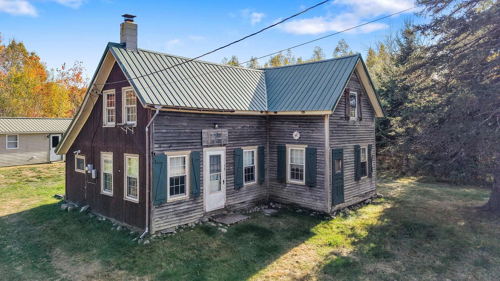 3.7 Acres of Residential Land with Home for Sale in Deblois, Maine