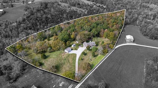 13.3 Acres of Recreational Land with Home for Sale in California, Kentucky