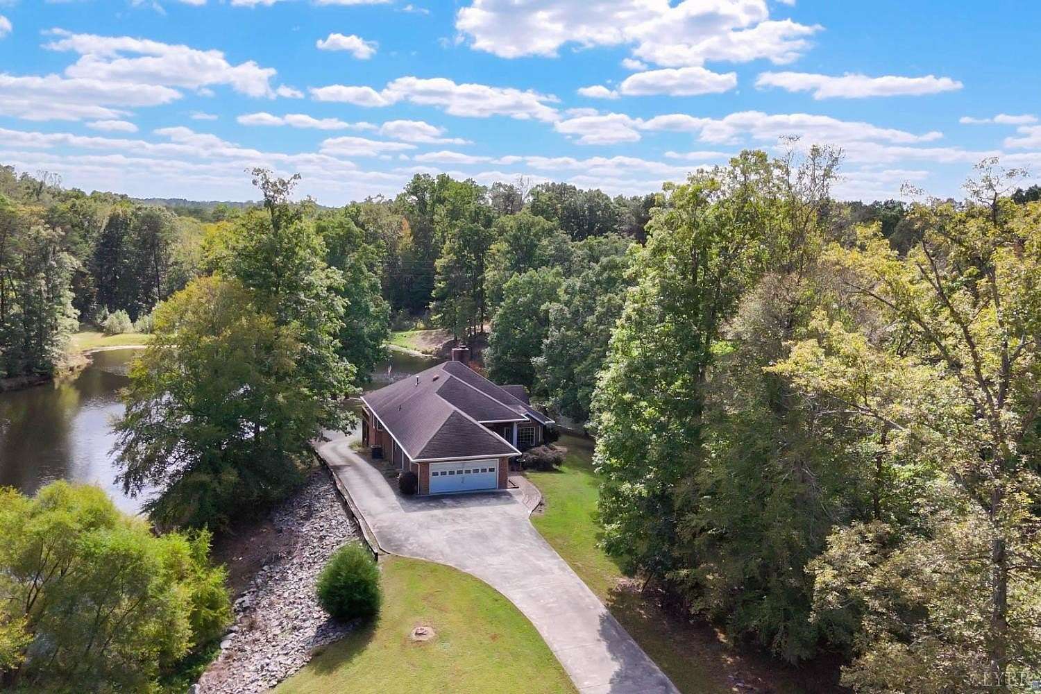 45.5 Acres of Recreational Land with Home for Sale in Danville, Virginia