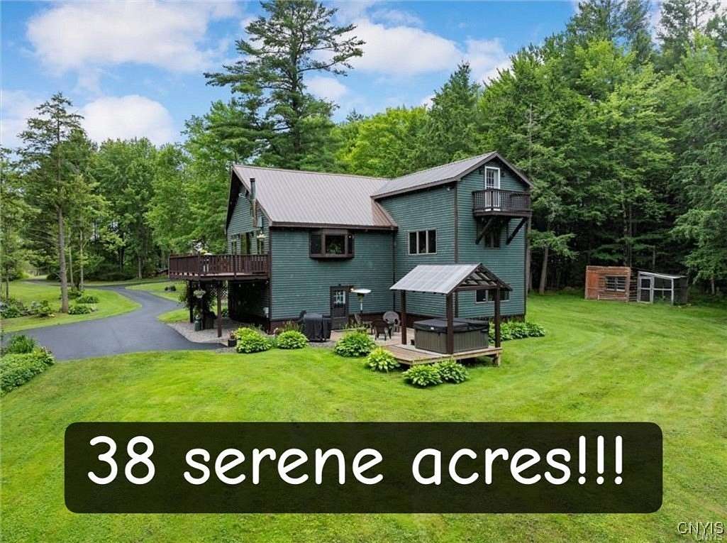38 Acres of Recreational Land with Home for Sale in Holland Patent, New York