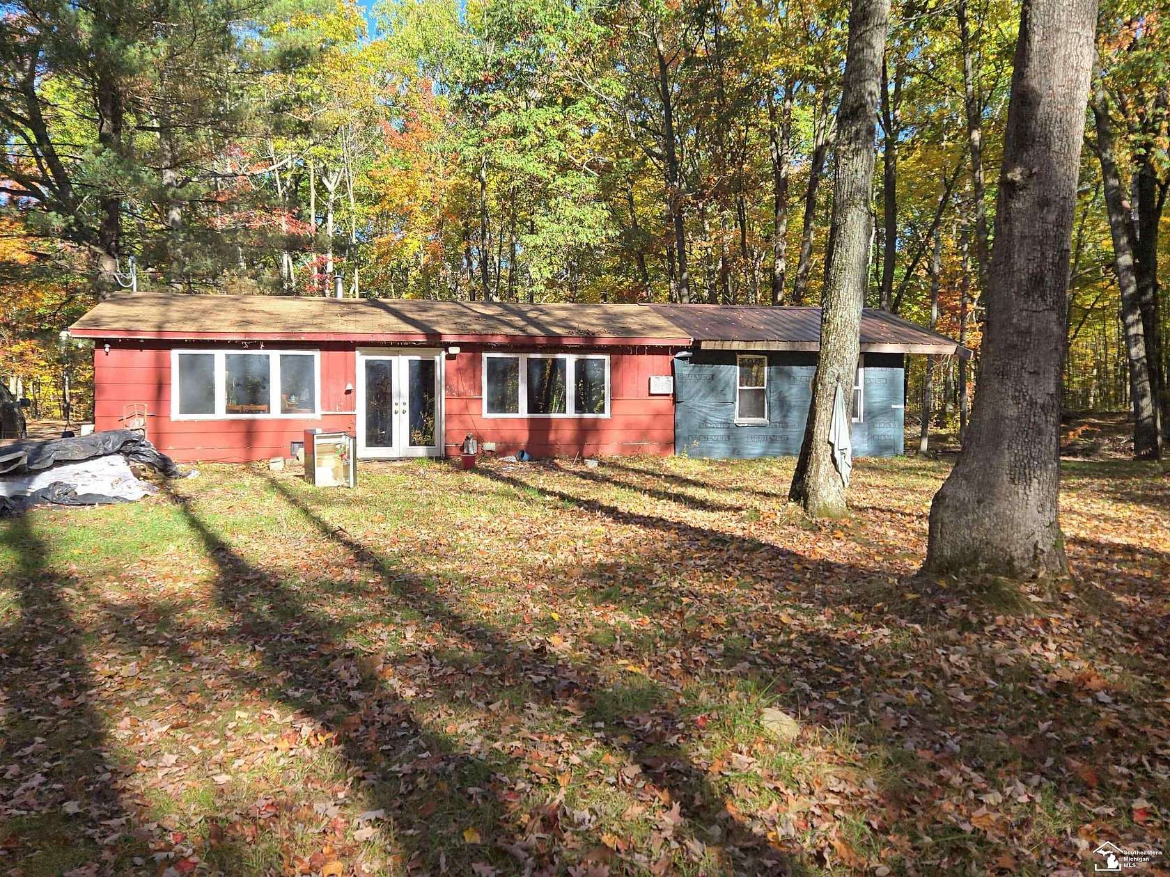 10.1 Acres of Recreational Land with Home for Sale in Harrison, Michigan