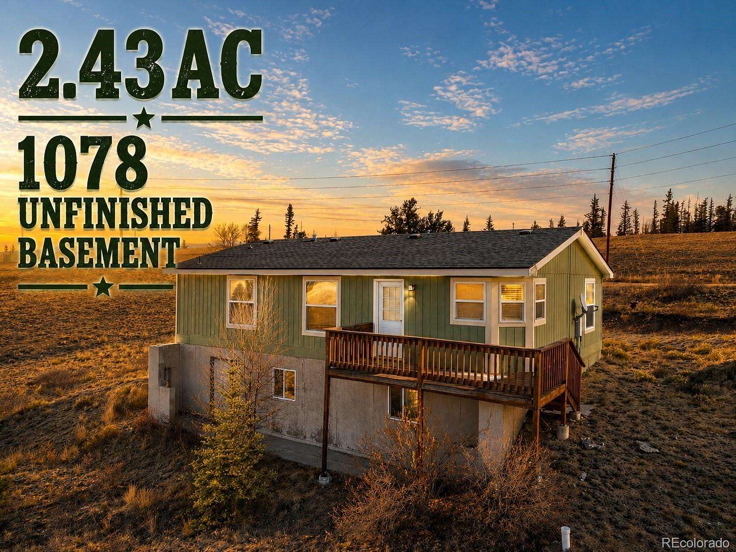 2.43 Acres of Land with Home for Sale in Como, Colorado