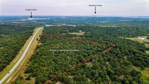 22 Acres of Land for Sale in Tulsa, Oklahoma