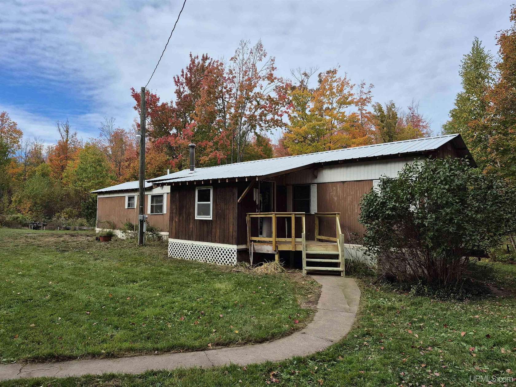 20 Acres of Recreational Land with Home for Sale in Big Bay, Michigan