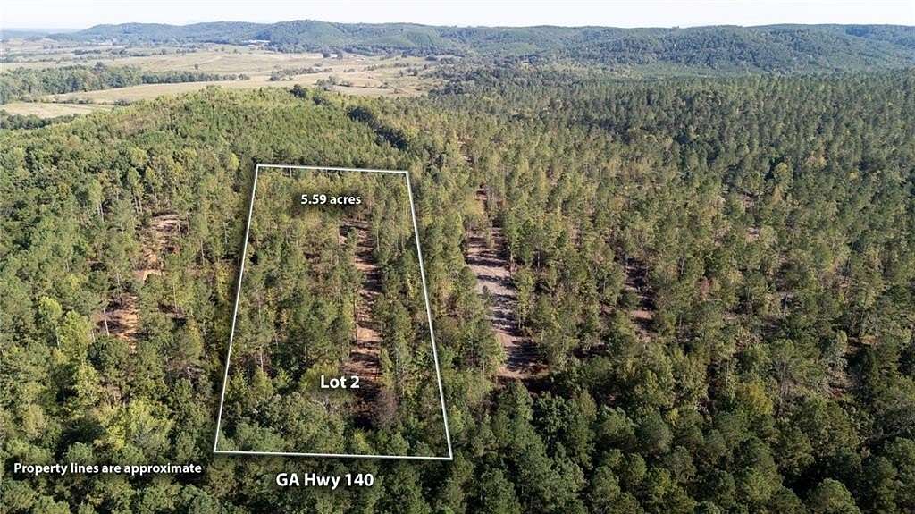 5.59 Acres of Residential Land for Sale in Rydal, Georgia