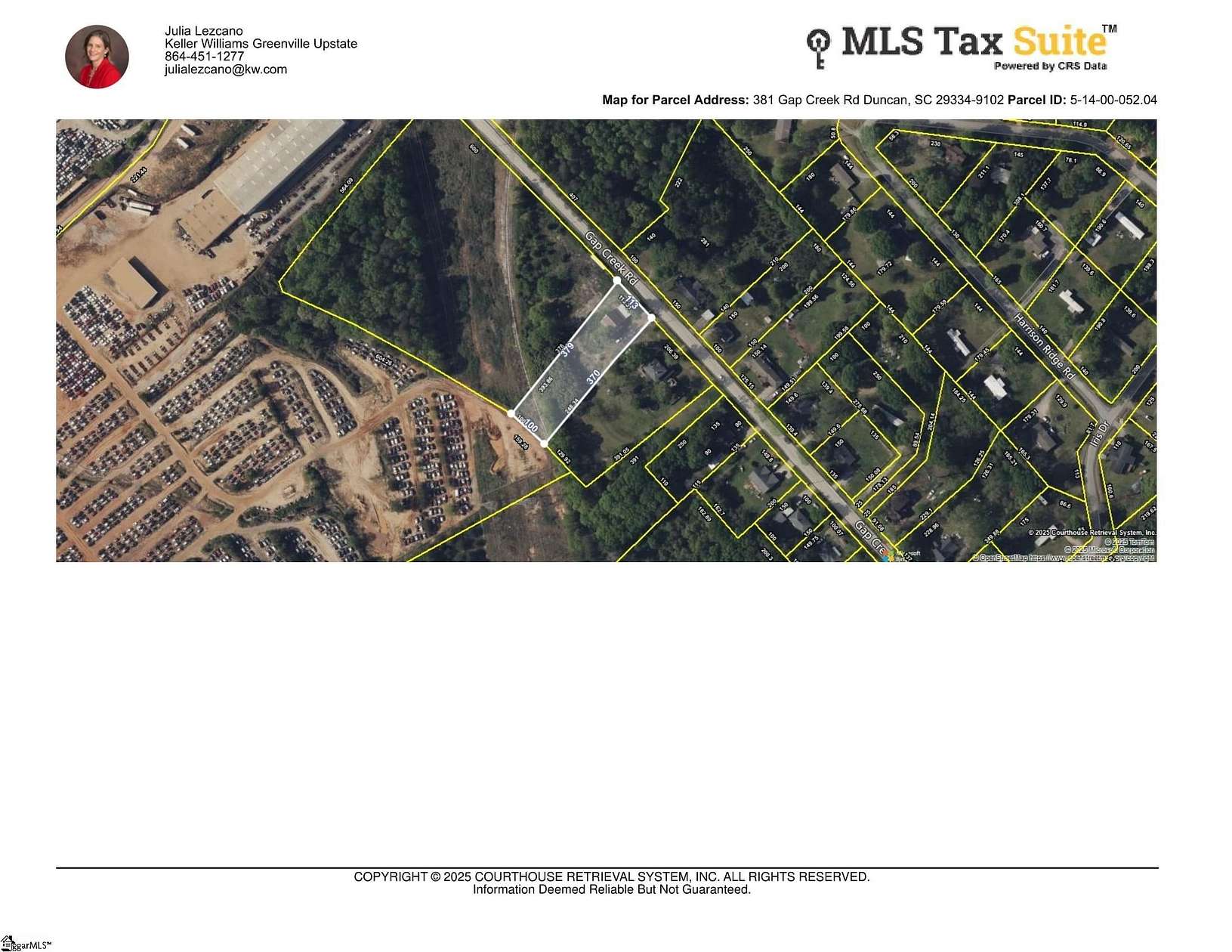 0.93 Acres of Commercial Land for Sale in Duncan, South Carolina