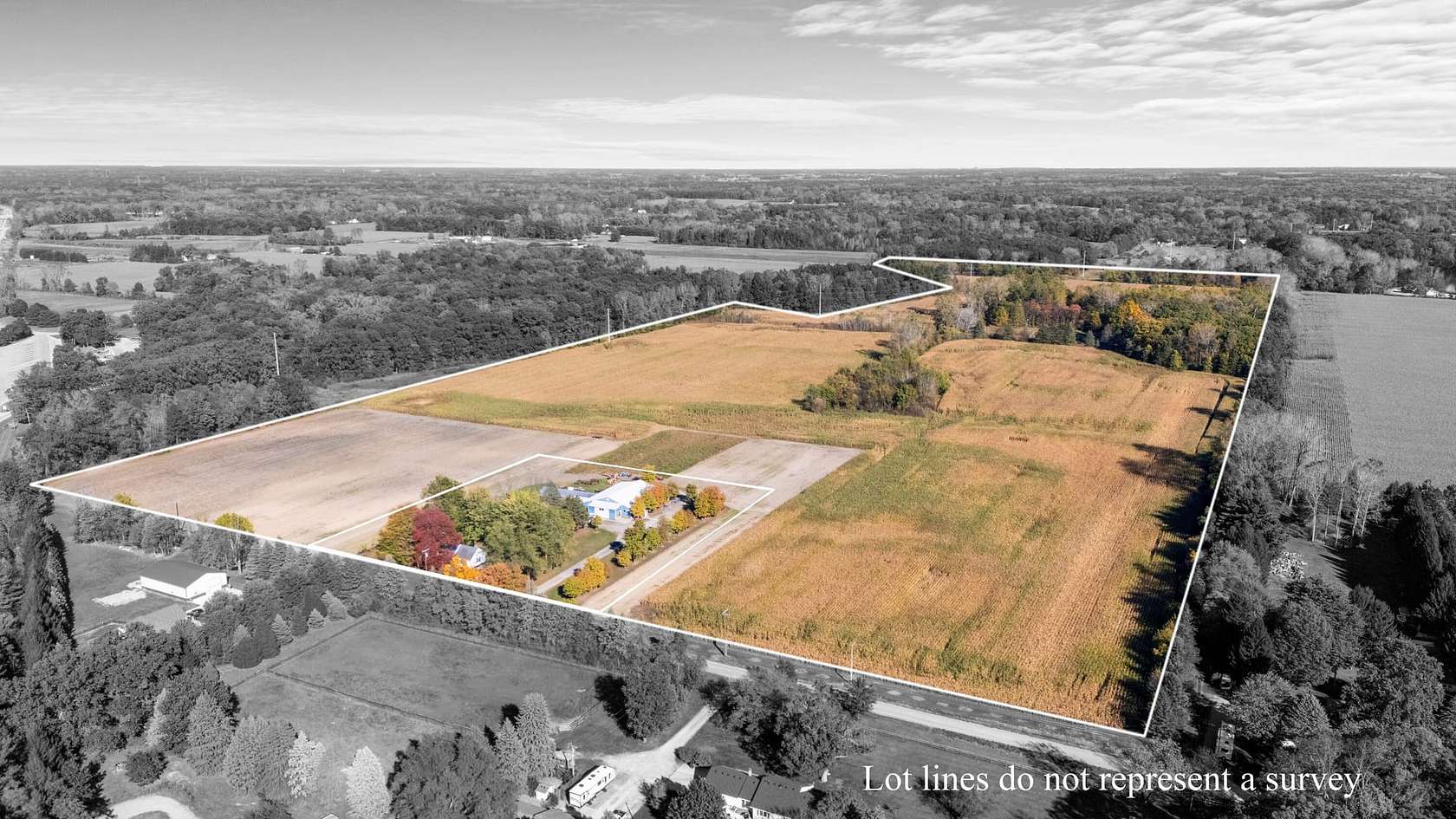 83.7 Acres of Recreational Land & Farm for Sale in Petersburg, Michigan