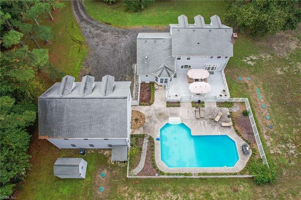 2 Acres of Residential Land with Home for Sale in Chesapeake, Virginia