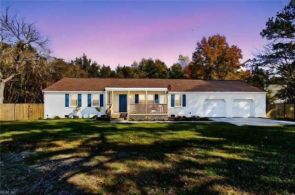 3 Acres of Residential Land with Home for Sale in Chesapeake, Virginia