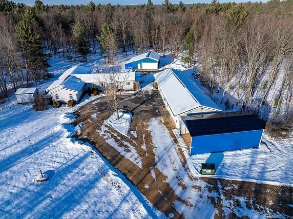 5 Acres of Residential Land with Home for Sale in New Lisbon, Wisconsin