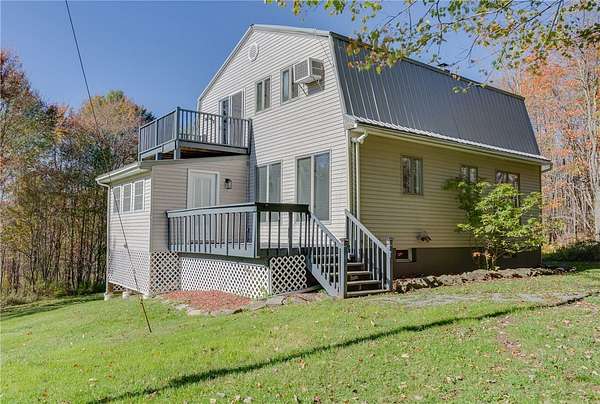 21.8 Acres of Recreational Land with Home for Sale in Hamden, New York