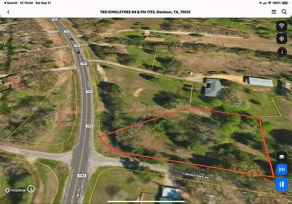 1.27 Acres of Residential Land for Sale in Denison, Texas