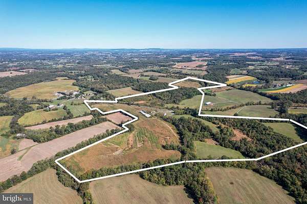 144 Acres of Land with Home for Sale in Taneytown, Maryland