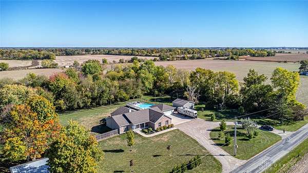 3 Acres of Residential Land with Home for Sale in West Alexandria, Ohio