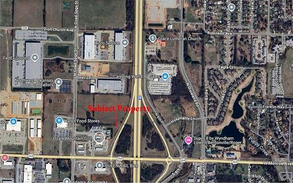 0.32 Acres of Commercial Land for Sale in Lowell, Arkansas