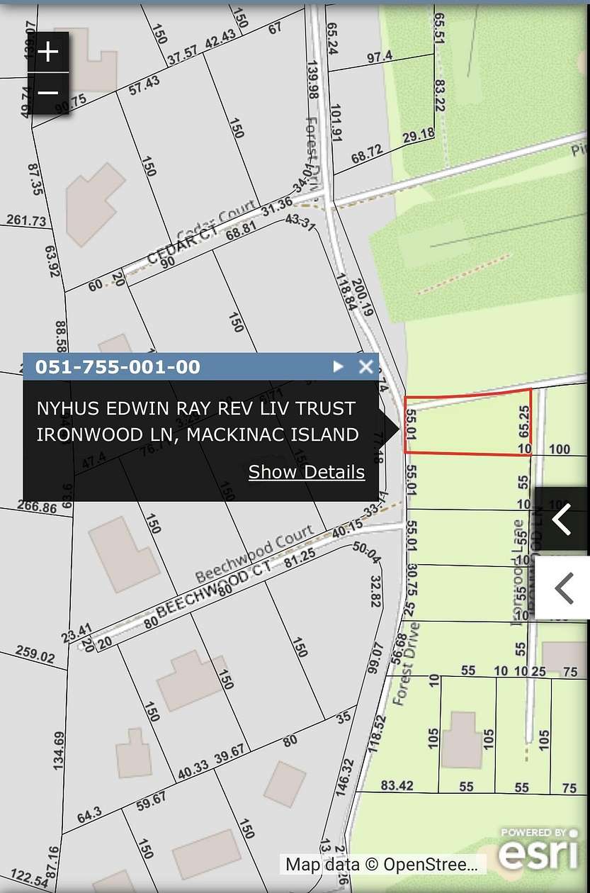 Residential Land for Sale in Mackinac Island, Michigan