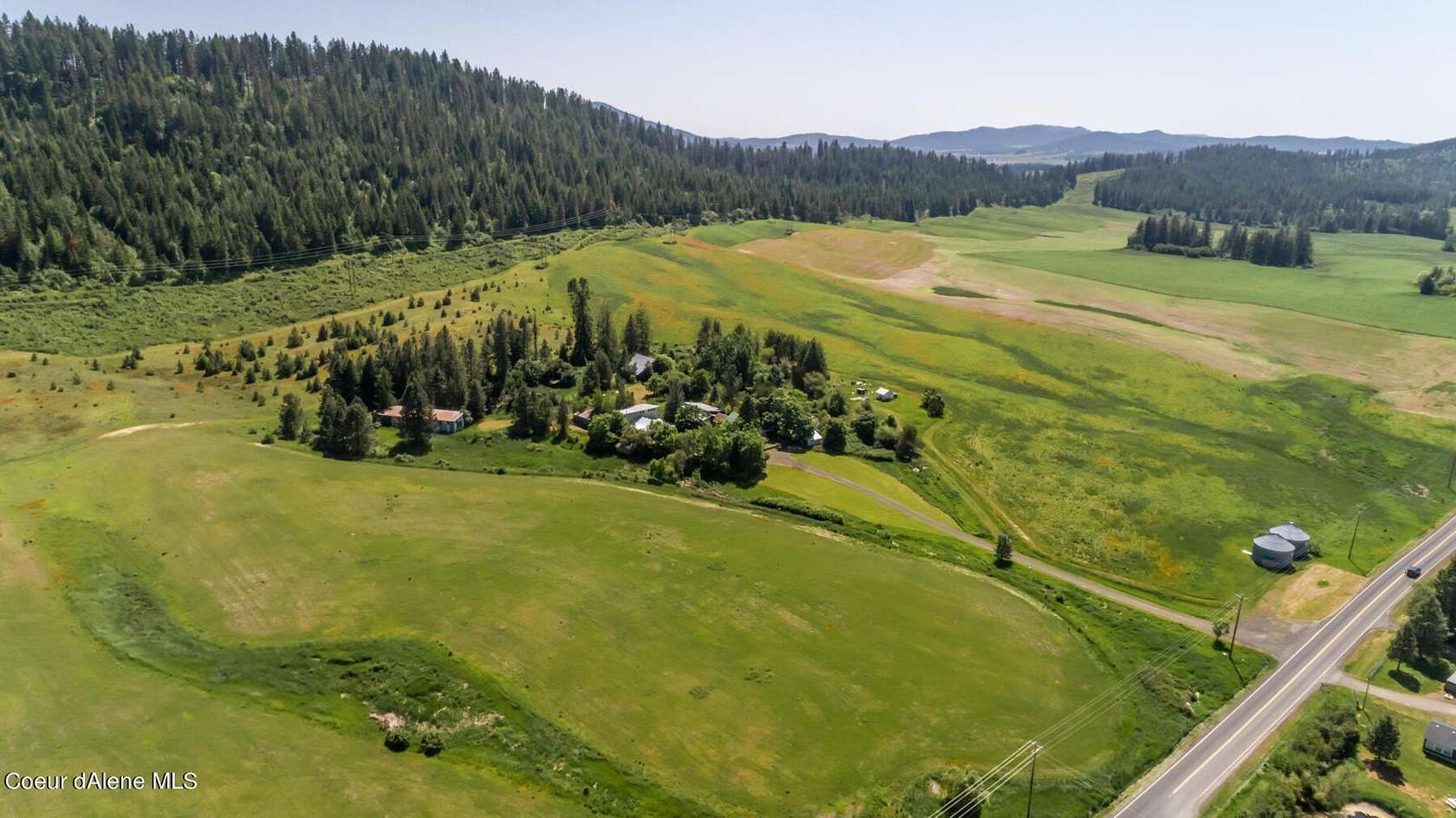 26 Acres of Land with Home for Sale in Worley, Idaho
