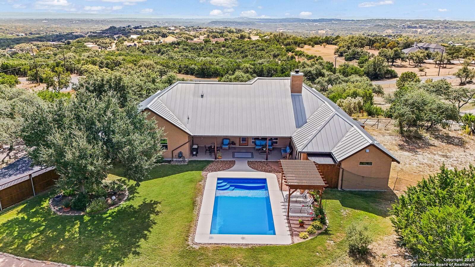 2.5 Acres of Residential Land with Home for Sale in Spring Branch, Texas