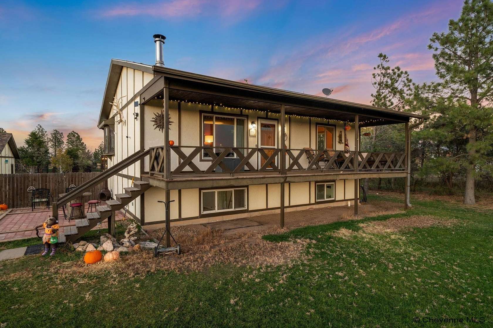 4.45 Acres of Land with Home for Sale in Cheyenne, Wyoming