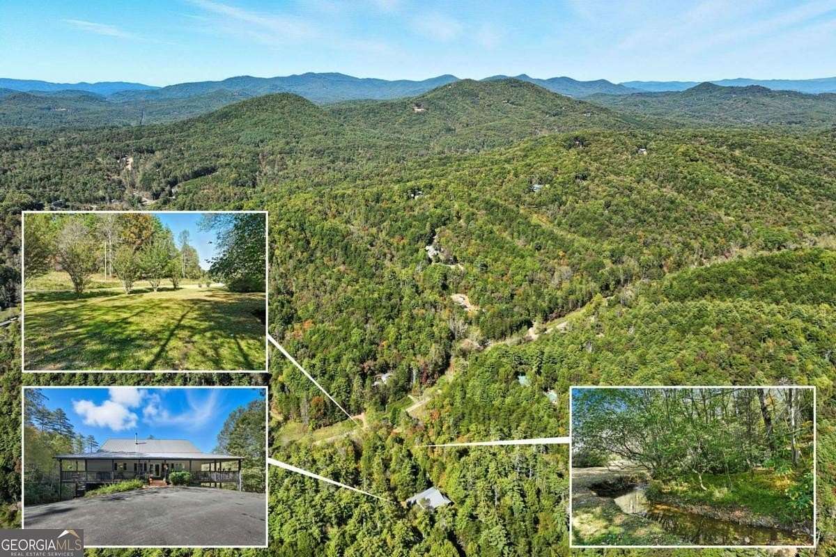 8 Acres of Land with Home for Sale in Mineral Bluff, Georgia