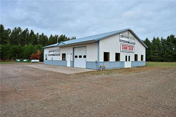 2.6 Acres of Improved Commercial Land for Sale in Trego, Wisconsin