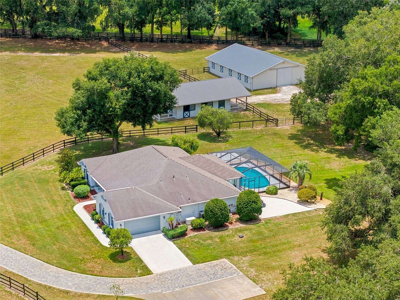 10.4 Acres of Land with Home for Sale in Citra, Florida