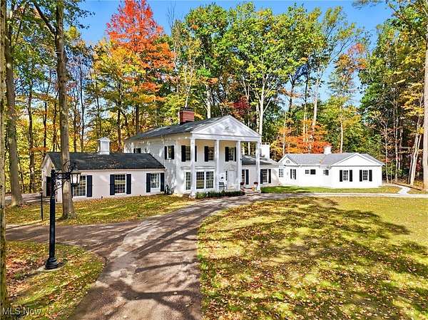 3 Acres of Residential Land with Home for Sale in Waite Hill, Ohio