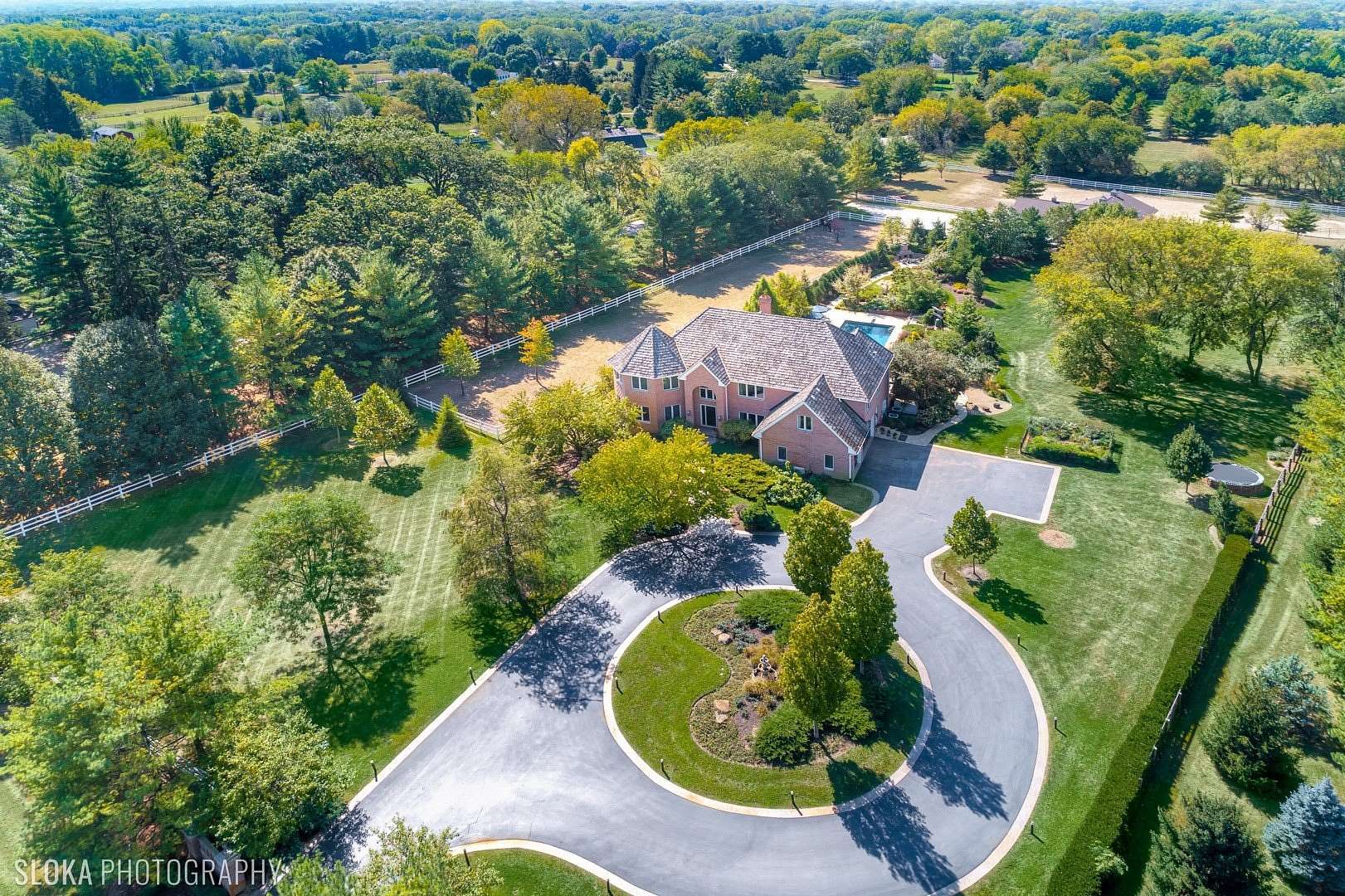 5.1 Acres of Land with Home for Sale in Barrington Hills, Illinois