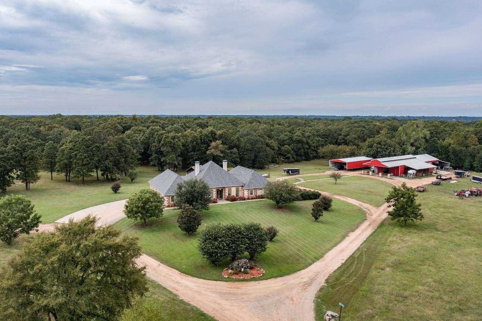 97 Acres of Land with Home for Sale in Caddo, Oklahoma