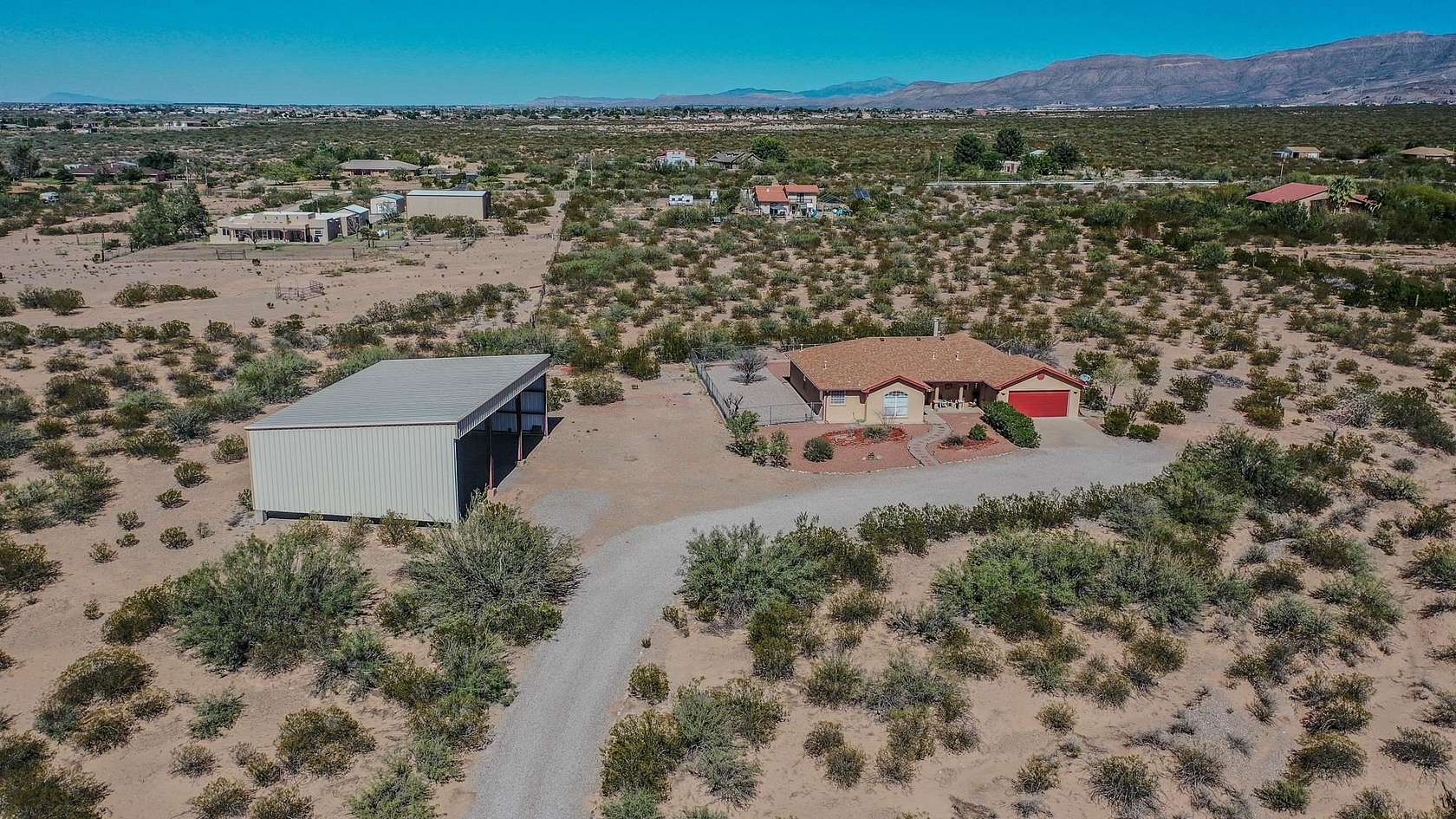 4.74 Acres of Residential Land with Home for Sale in Alamogordo, New Mexico