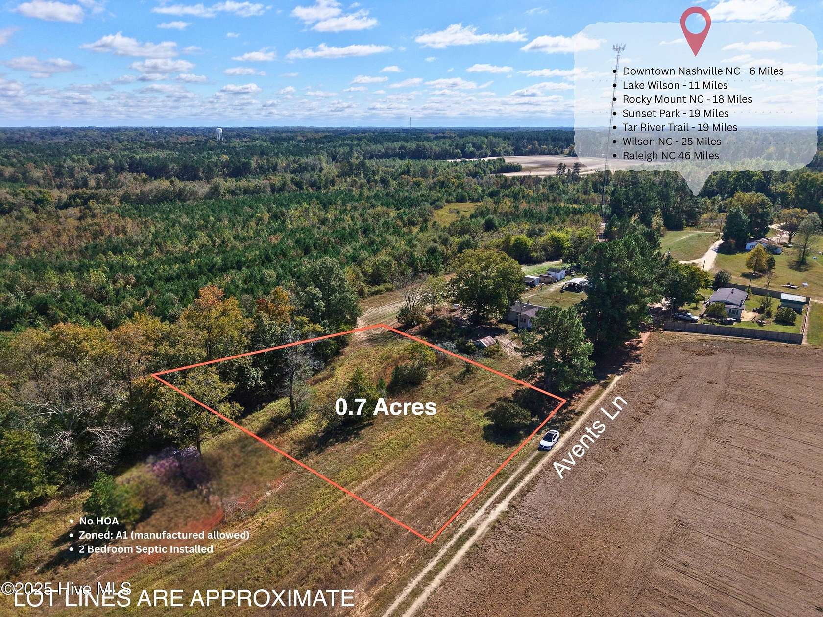 0.72 Acres of Residential Land for Sale in Nashville, North Carolina