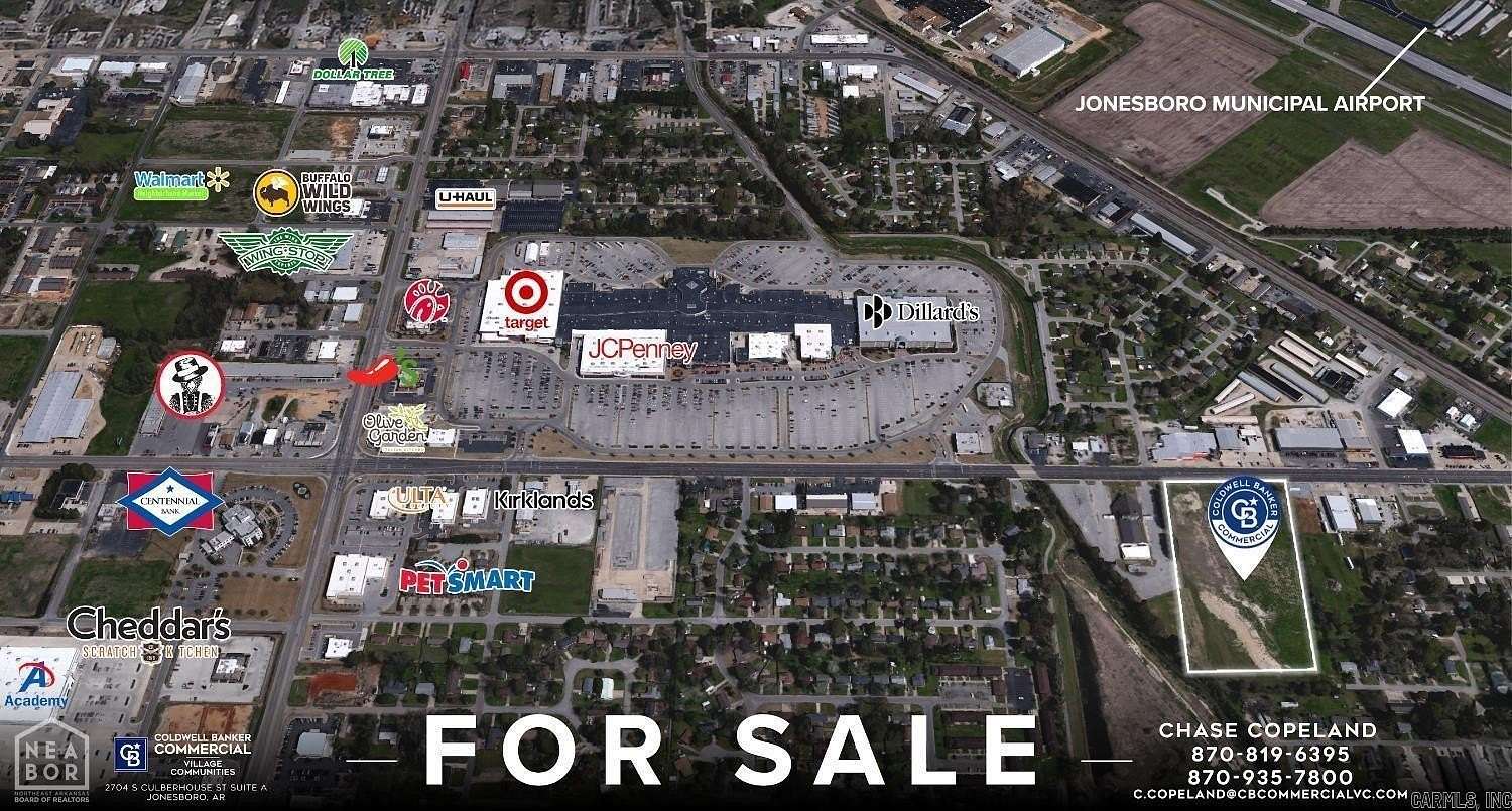 9 Acres of Commercial Land for Sale in Jonesboro, Arkansas