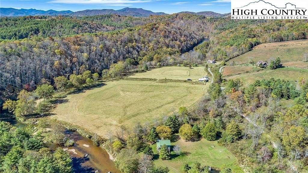 112 Acres of Recreational Land with Home for Sale in Laurel Springs, North Carolina