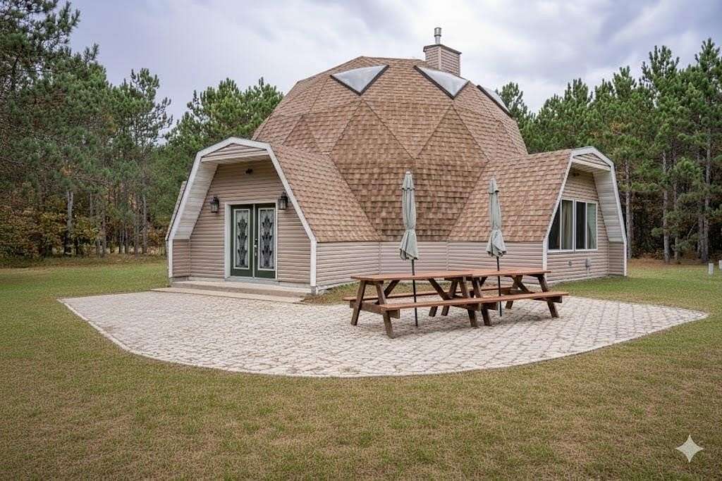 4 Acres of Residential Land with Home for Sale in Necedah, Wisconsin