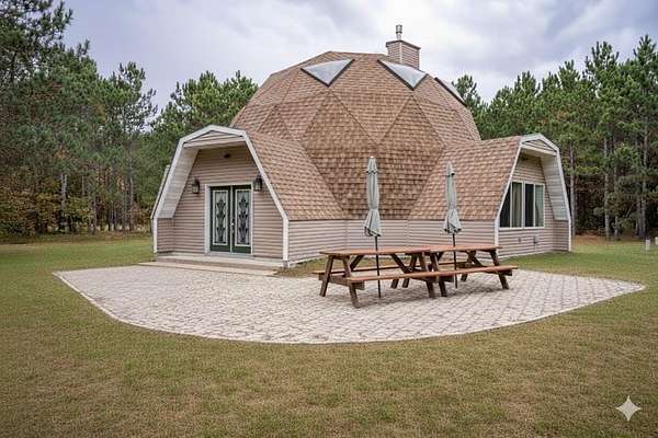 4 Acres of Residential Land with Home for Sale in Necedah, Wisconsin