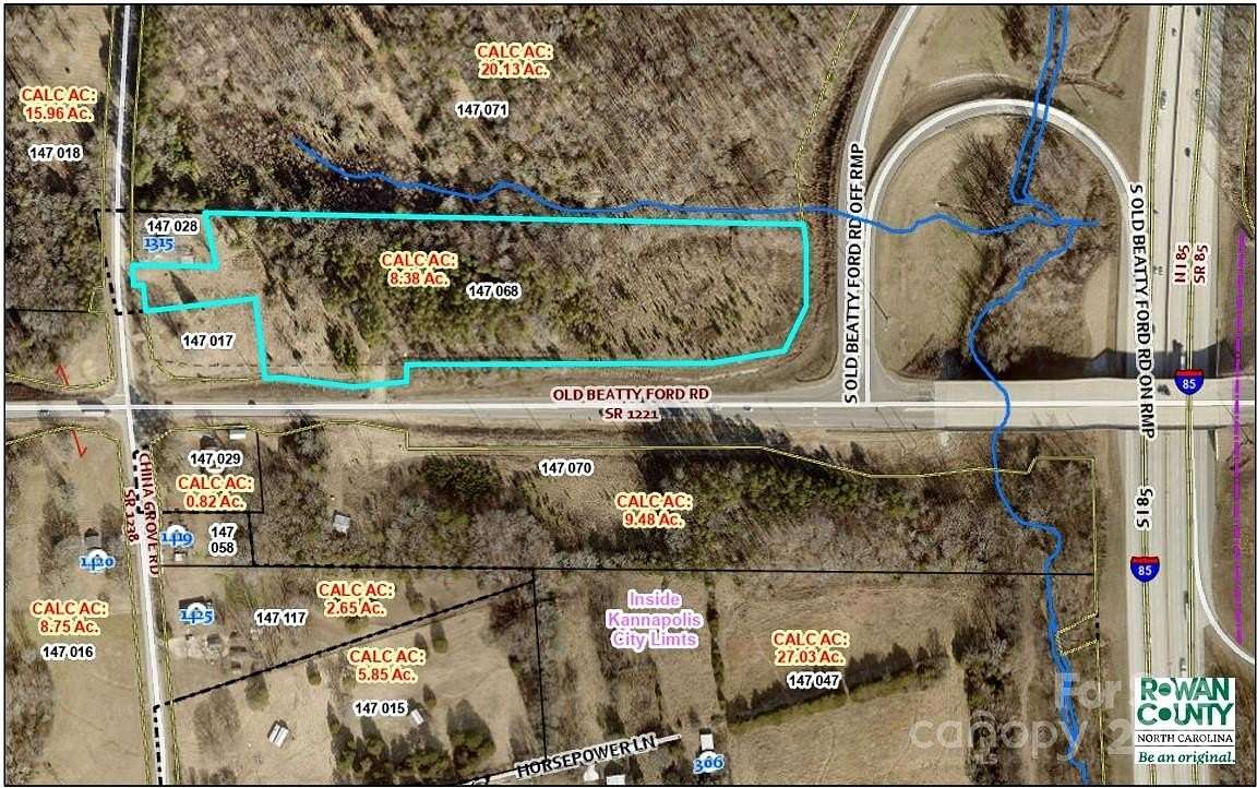 9 Acres of Mixed-Use Land for Sale in China Grove, North Carolina
