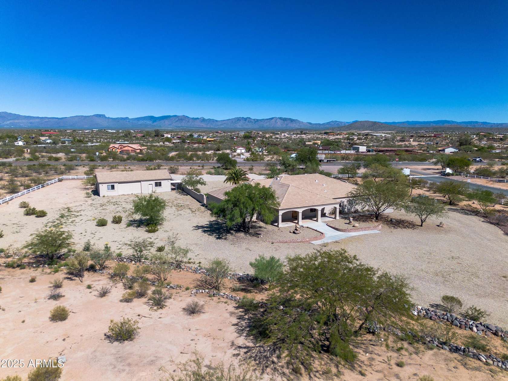 3.79 Acres of Residential Land with Home for Sale in Wickenburg, Arizona