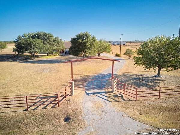 15.6 Acres of Land with Home for Sale in St. Hedwig, Texas