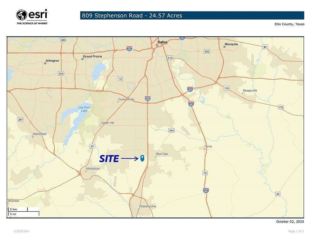 24.5 Acres of Land for Sale in Red Oak, Texas
