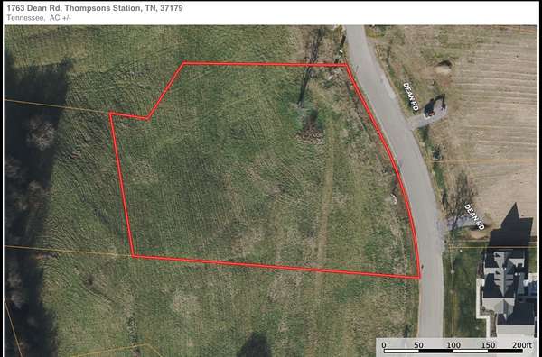 2.5 Acres of Residential Land for Sale in Thompson's Station, Tennessee