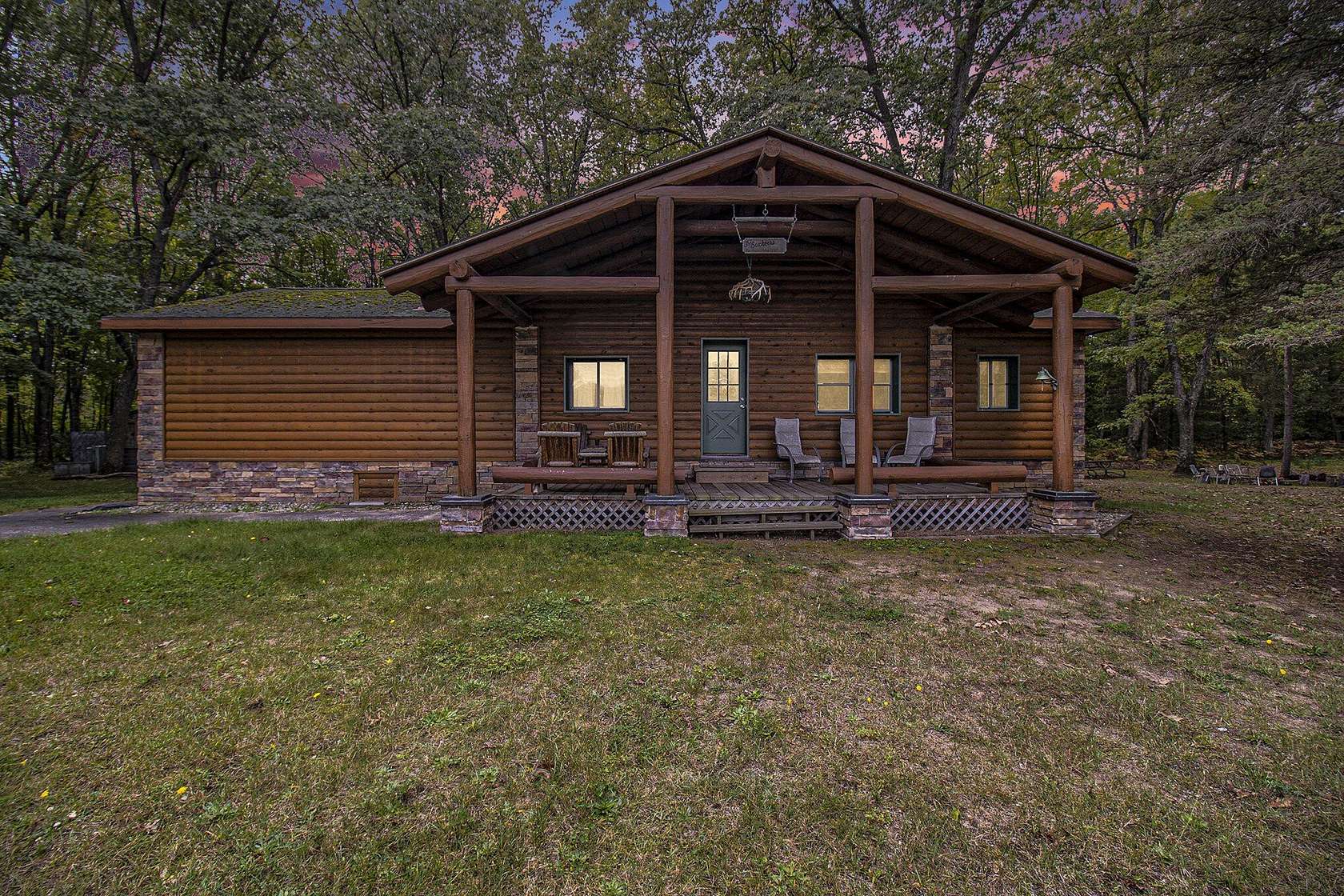 54 Acres of Recreational Land with Home for Sale in Manistee, Michigan