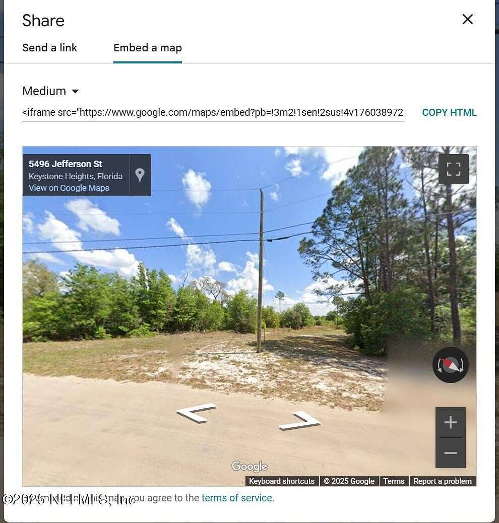 1.34 Acres of Residential Land for Sale in Keystone Heights, Florida