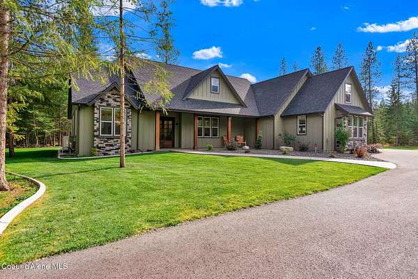 6 Acres of Residential Land with Home for Sale in Athol, Idaho