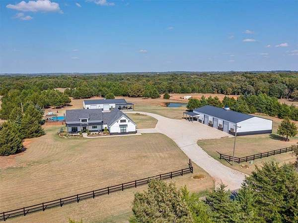6.66 Acres of Residential Land with Home for Sale in Shawnee, Oklahoma