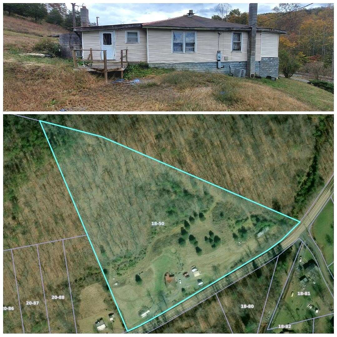 9 Acres of Land with Home for Sale in Hinton, West Virginia