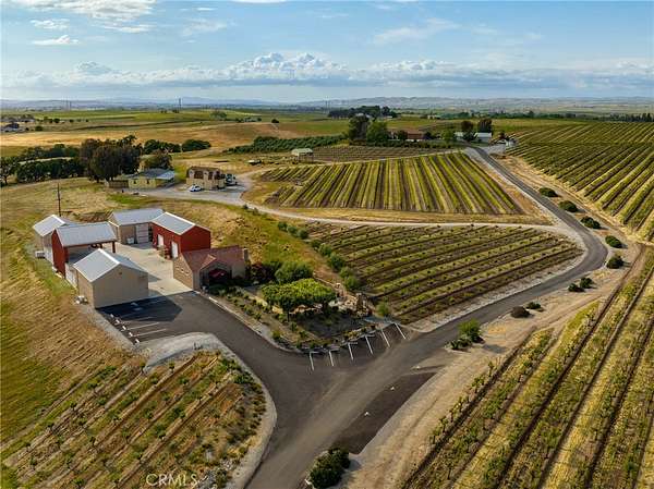 84.9 Acres of Agricultural Land with Home for Sale in Paso Robles, California