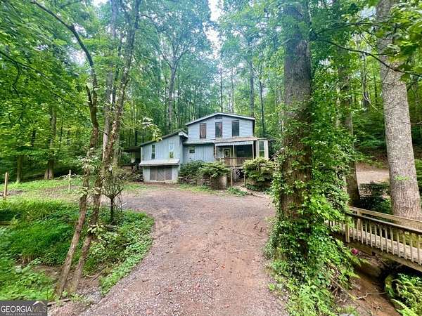 2 Acres of Residential Land with Home for Sale in Ellijay, Georgia