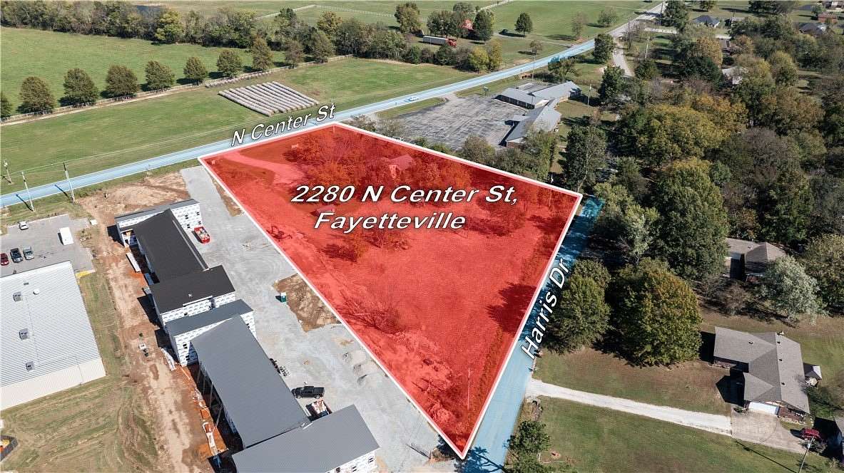 2.5 Acres of Improved Mixed-Use Land for Sale in Fayetteville, Arkansas
