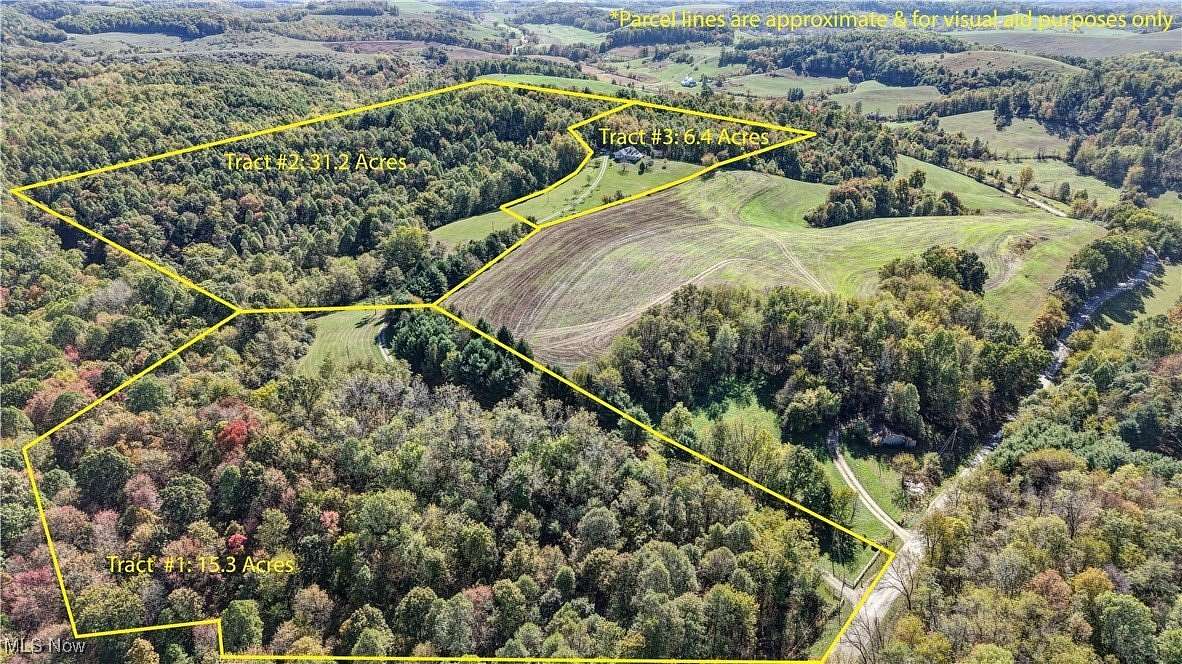 15.3 Acres of Recreational Land for Auction in New Philadelphia, Ohio