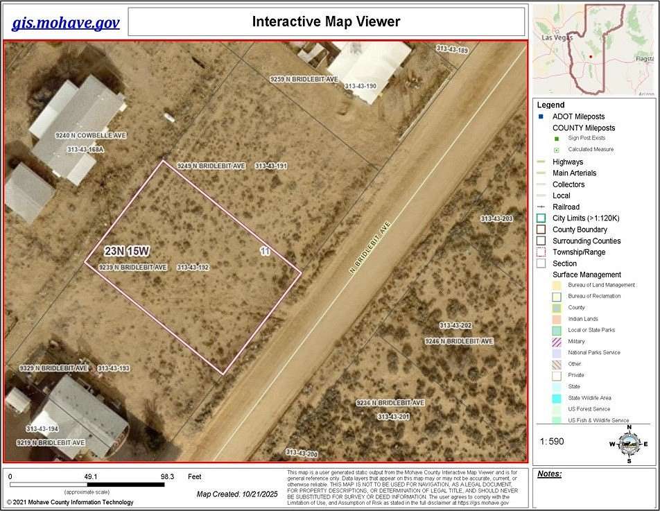0.21 Acres of Residential Land for Sale in Kingman, Arizona